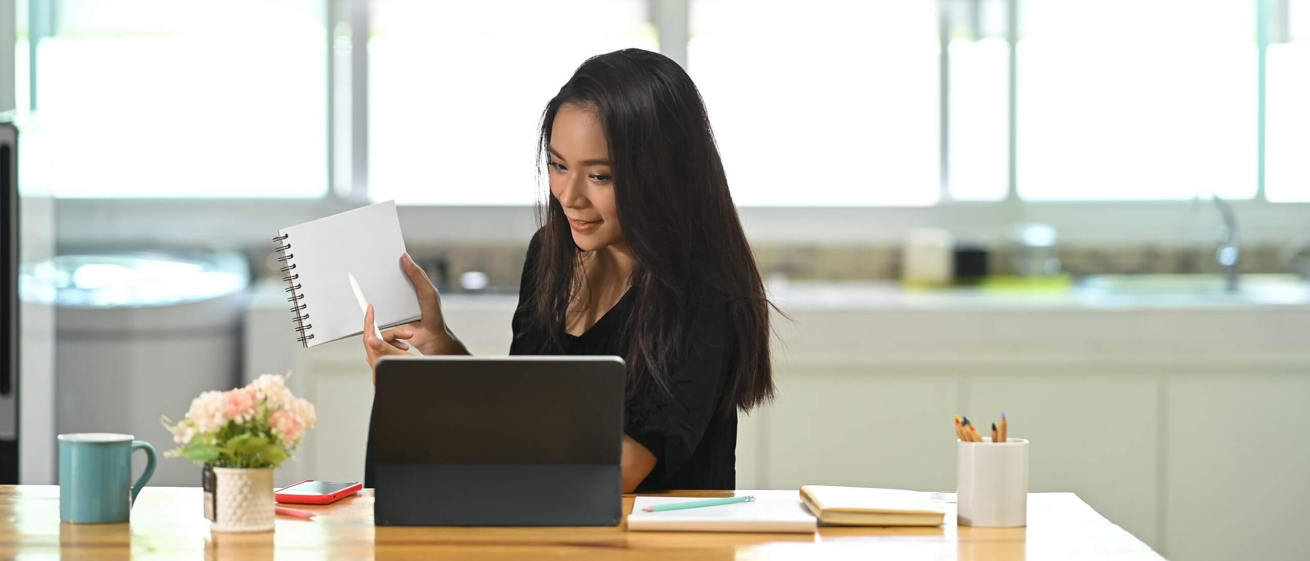 young asian woman video call conference online rem 2021 09 03 07 05 51 utc scaled - How Hiring A Virtual Assistant Can Simplify Your Business